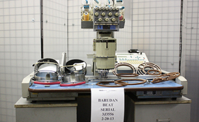 ID#1152 - Barudan Beat IV Commercial Embroidery Machine.  Year 1995 : 1 :  - www.TheEmbroideryWarehouse.com
